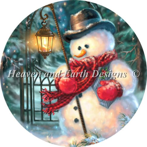 Ornament The Enchanted Christmas Snowman - Click Image to Close